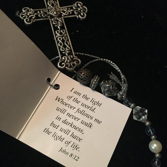 GANZ Other - HEAVENLY CROSS SUNCATCHER NEW WITH BIBLE VERSE